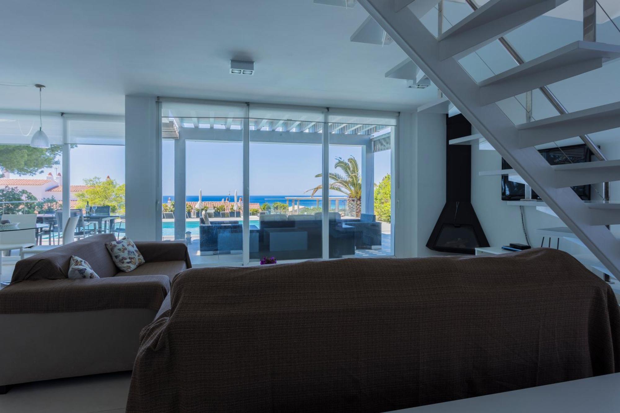 V196 Villa Brisa By Menorcarentals Villas Son Bou Luaran gambar