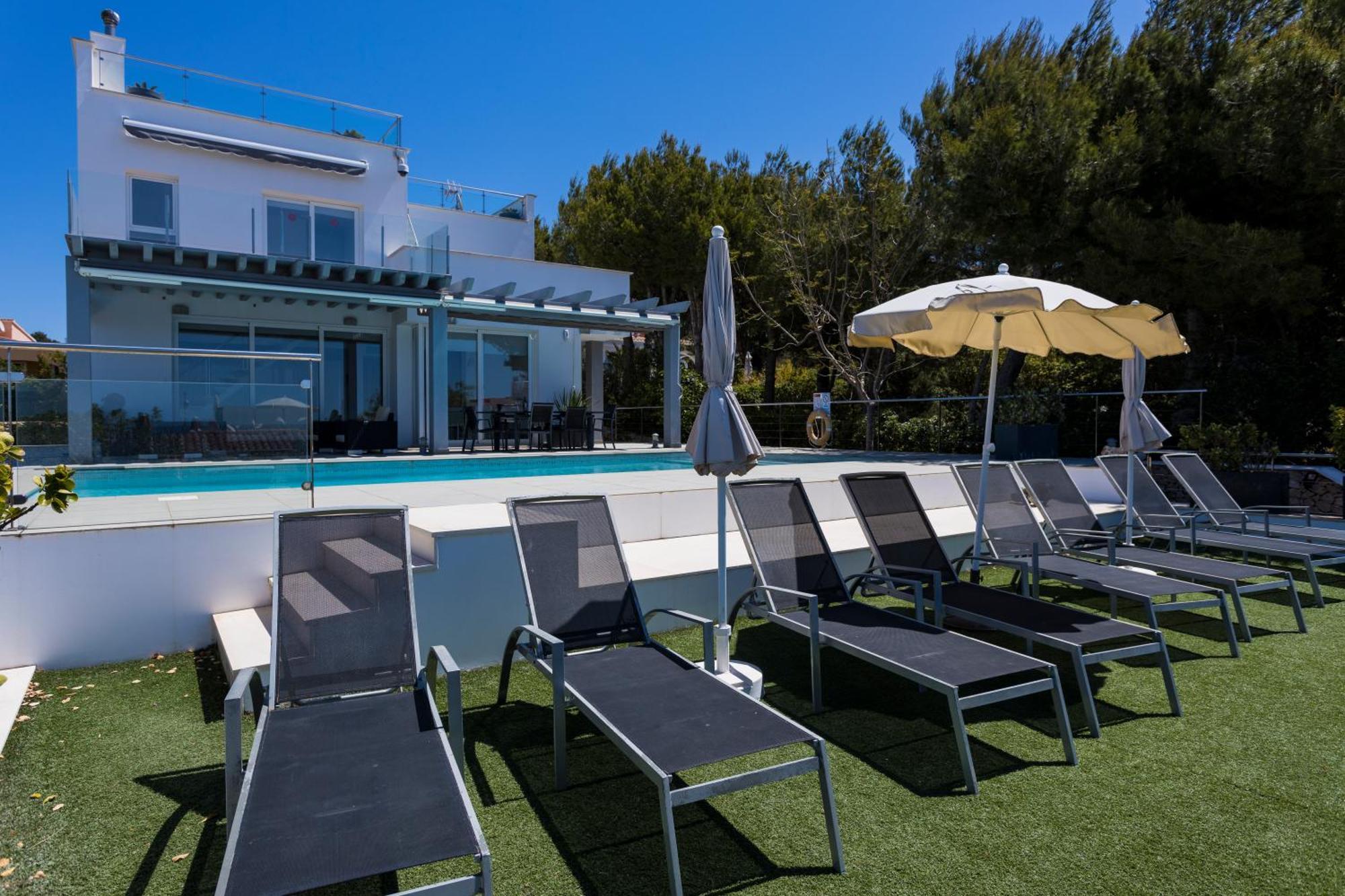 V196 Villa Brisa By Menorcarentals Villas Son Bou Luaran gambar